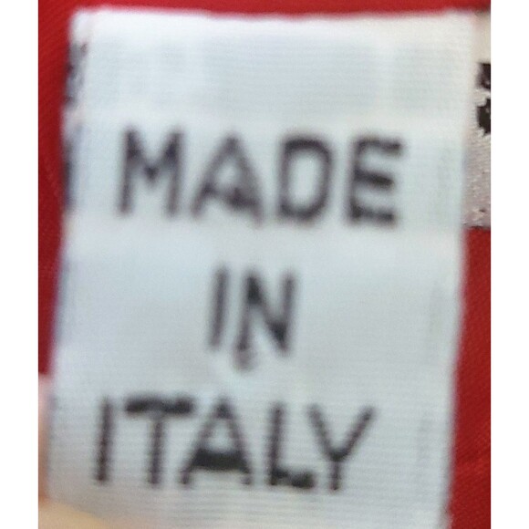 ALBERTA FERRETTI Red Brocade Pencil Skirt Luxurious Italian Designer Piece Sz 12 - Picture 5 of 11